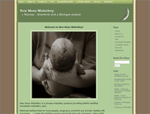 Tablet Screenshot of newmoonmidwifery.com